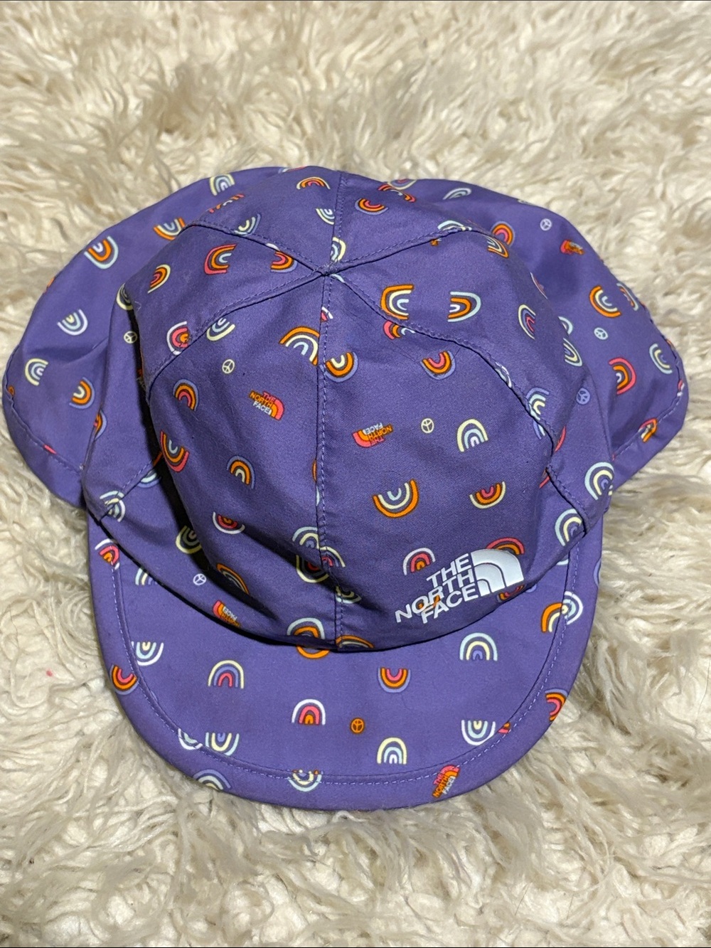 The North Face Purple Rainbow Motif Camp Cap